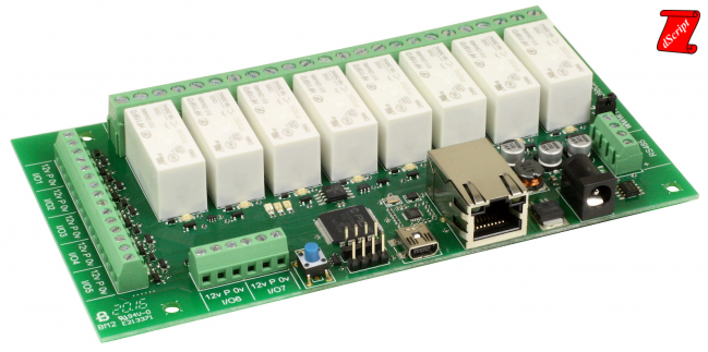 dS378 - 8 x 16A ethernet relay