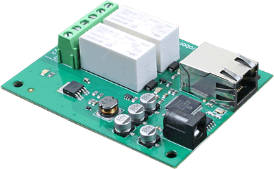ETH002 - 16Amp, 2 Channel Relay Module