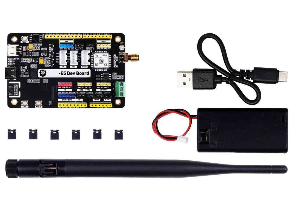 Wio-E5 Dev Kit - STM32WLE5JC, ARM Cortex-M4 and SX126x embedded, supports LoRaWAN on EU868 & US915