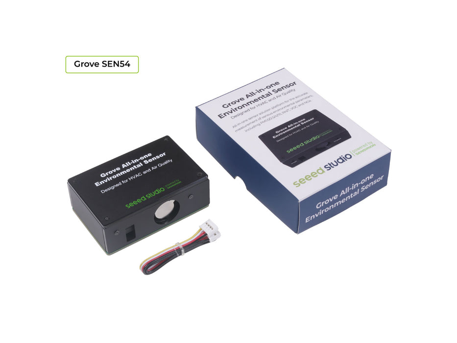 Grove - SEN54 All-in-one environmental sensor - VOC, RH, Temp, PM1.0/2.5/4/10 with proprietary algorithms, HVAC, Air Purifier