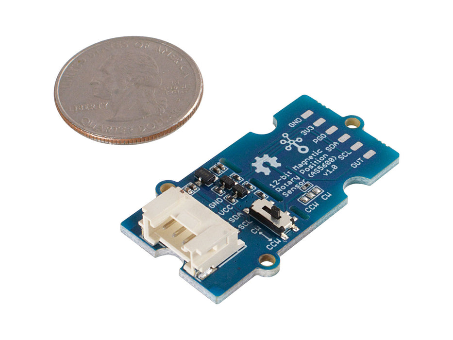 Grove - 12-bit Magnetic Rotary Position Sensor / Encoder (AS5600)