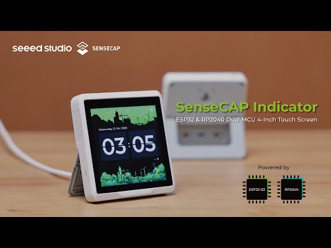 SenseCAP Indicator D1, 4-Inch Touch Screen IoT development platform powered by ESP32S3 & RP2040