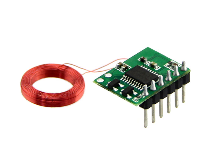 Mini 125Khz RFID Module - Pre-Soldered Antenna (35mm Reading Distance)