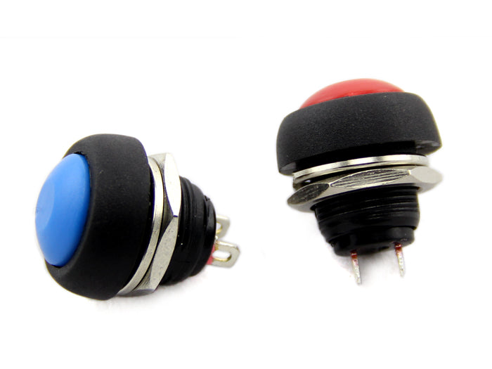 12mm Domed Push Button Pack