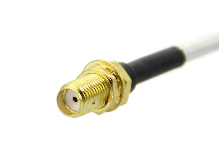 SMA M&F 6GHz Semi-Flexible cable RG402 - 10cm