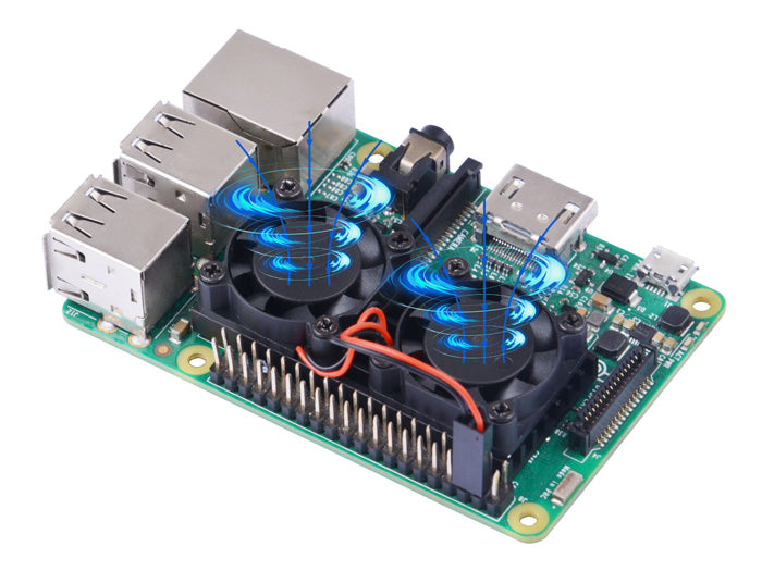 Raspberry Pi Ultimate Cooling Dual Fan