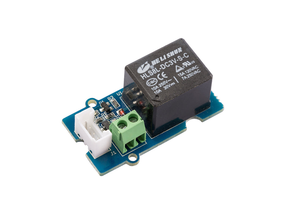 Grove - Relay High current 5V/10A small 1-way mechanical relay switch Arduino