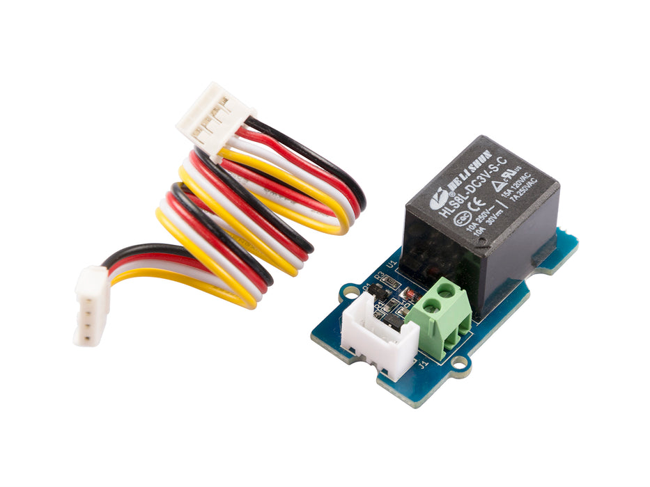 Grove - Relay High current 5V/10A small 1-way mechanical relay switch Arduino