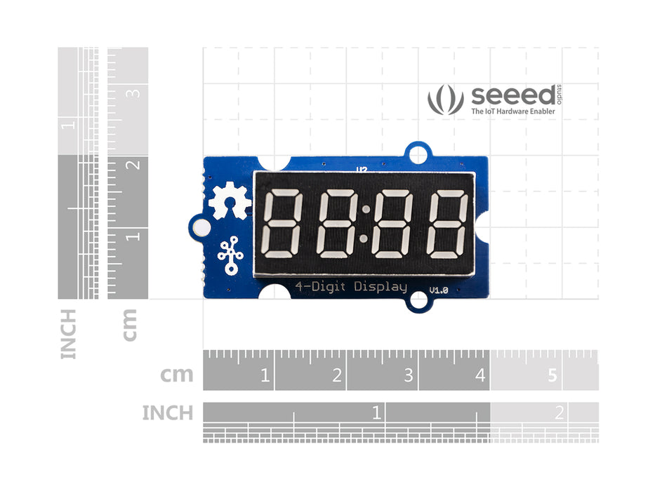 Grove - 4-Digit Display,Nixie Tube