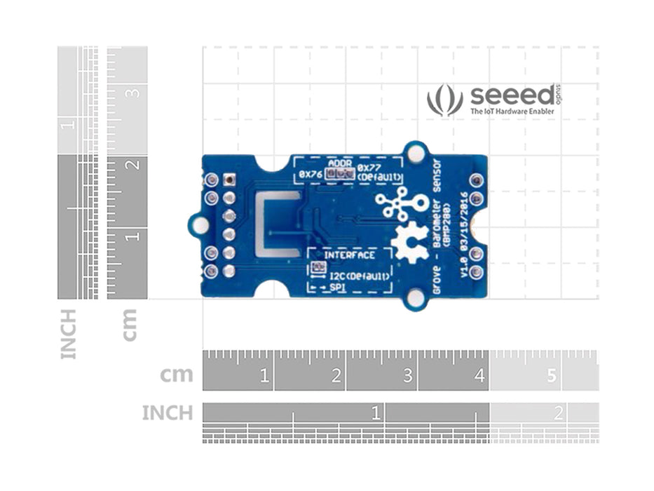 Grove Temperature and Barometer Sensor (BMP280) - Supports I2C and SPI