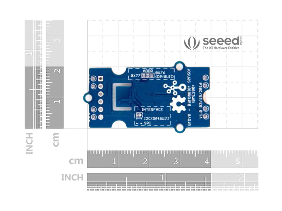 Grove - Temp&amp;Humi&amp;Barometer Sensor (BME280)