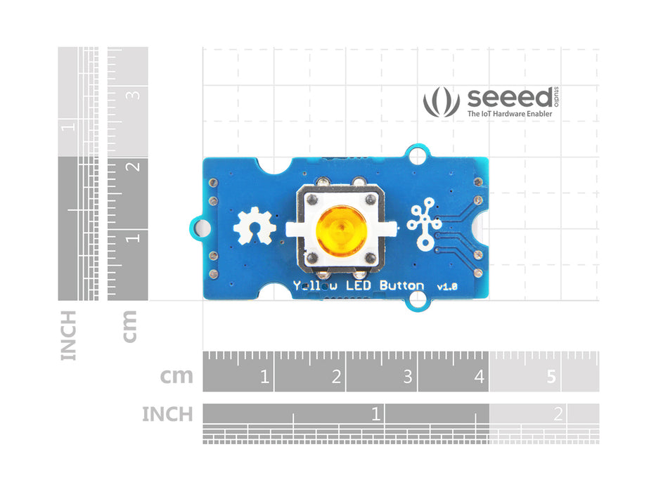 Grove - Yellow LED Button