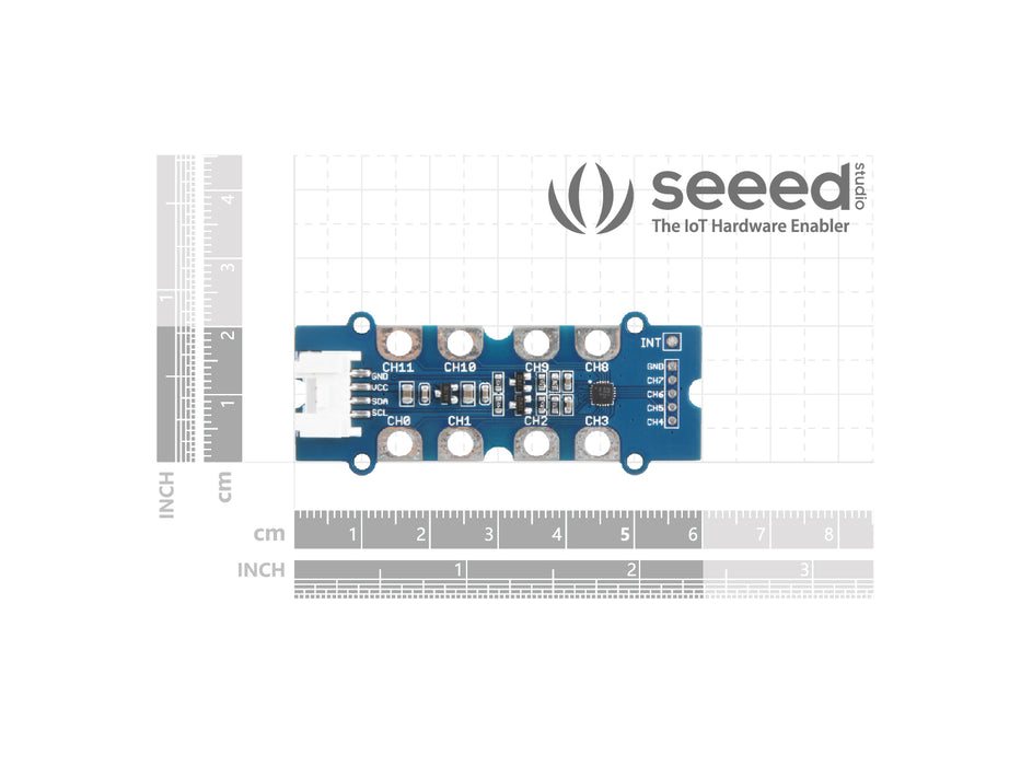 Grove - 12 Key Capacitive I2C Touch Sensor V2 (MPR121)