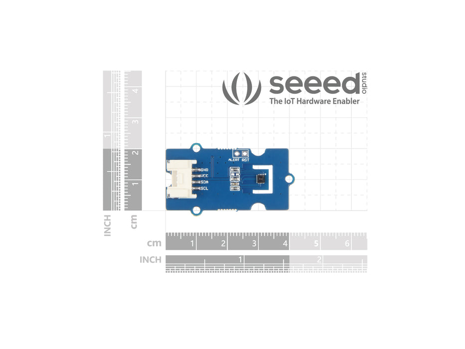 Grove - I2C High Accuracy Temp&amp;Humi Sensor (SHT35), I2C, ±1.5% RH and ±0.1°C, ideal for Smart Home, Industrial Automation