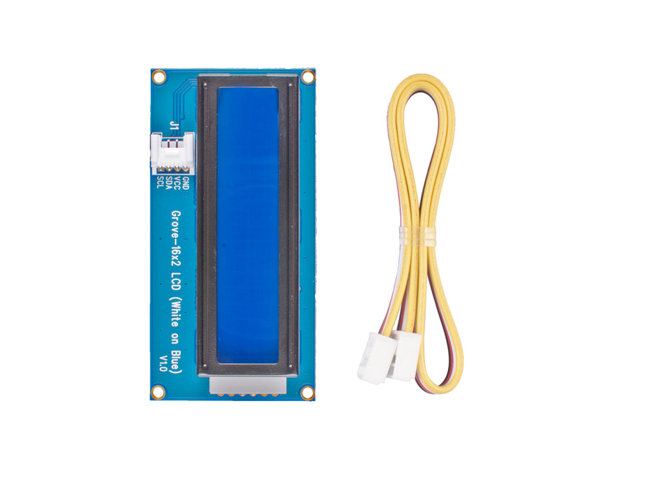 Grove - 16x2 LCD (White on Blue)