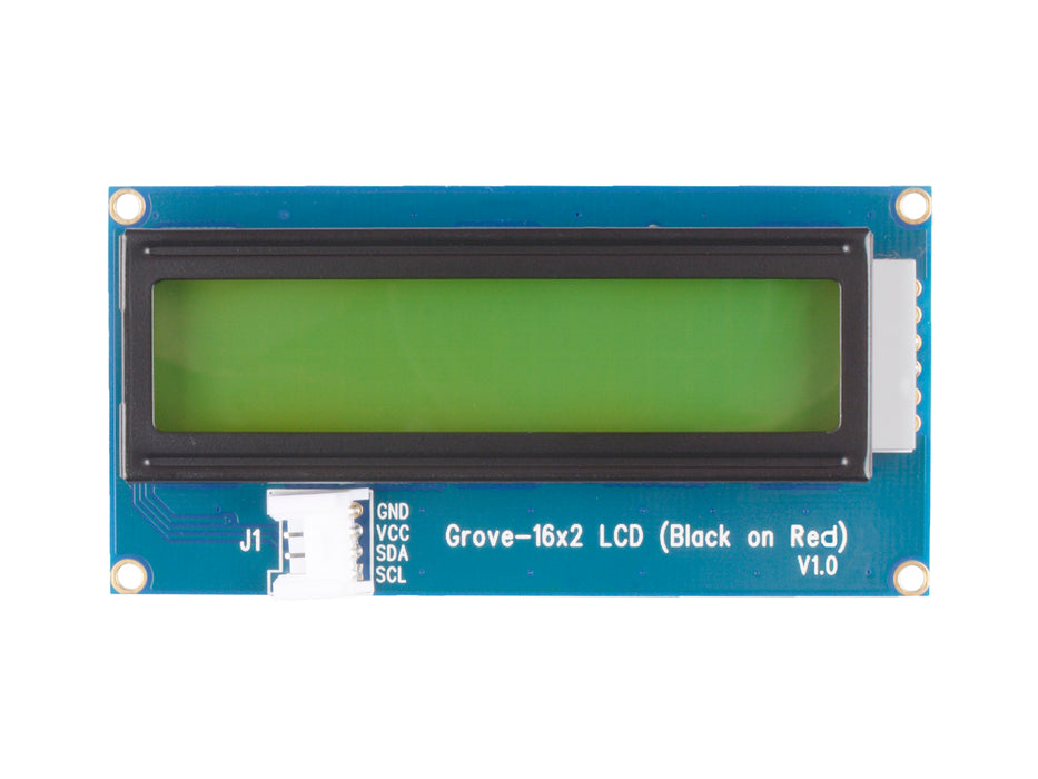 Grove - 16 x 2 LCD (Black on Red)