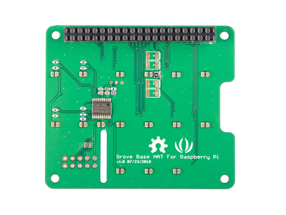 Grove Base Hat for Raspberry Pi - 24-Pin GPIO maintain, Grove interface for 3× I2C, 1× UART, 6× Digital, 4× Analog, SWD Debug interface, 1x PWM Port