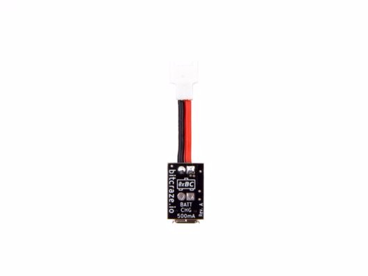 Crazyflie 2.x Battery Charger with Spare Battery , Prolong The Flight of The Drone,Single-cell Li-Po battery based on MCP73832