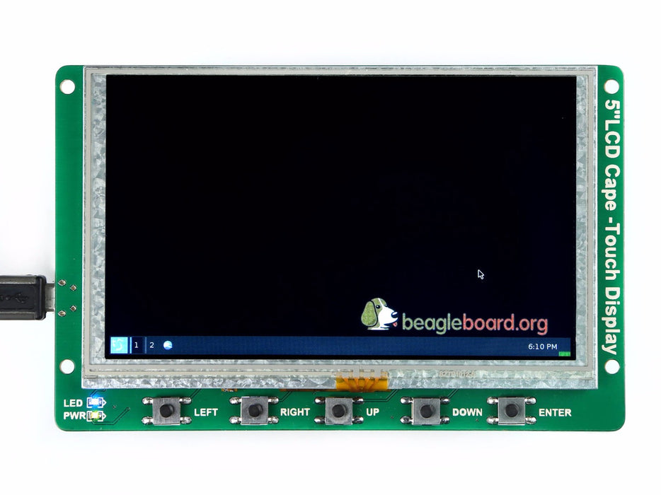 5 Inch Seeed Studio BeagleBone Green LCD Cape with Resistive Touch