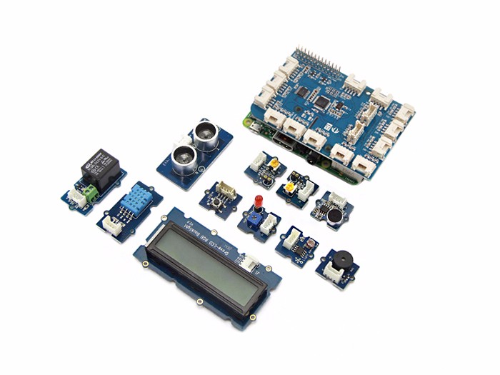 GrovePi+ Starter Kit for Raspberry Pi A+,B,B+&amp;2,3,4 (CE certified)