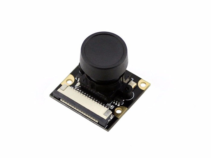 Raspberry Pi Wide Angle Camera Module - Fisheye Lens, 160 AoV, adjustable camera, 4 screw holes mounted, suitable for large landscape surveillance