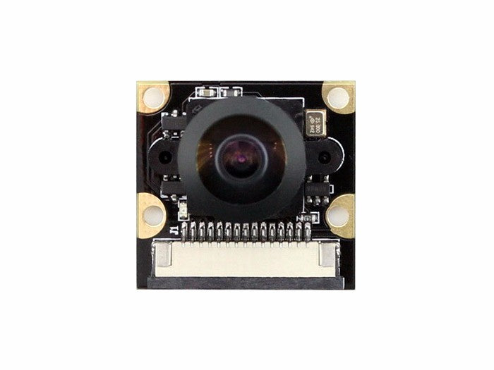 Raspberry Pi Wide Angle Camera Module - Fisheye Lens, 160 AoV, adjustable camera, 4 screw holes mounted, suitable for large landscape surveillance