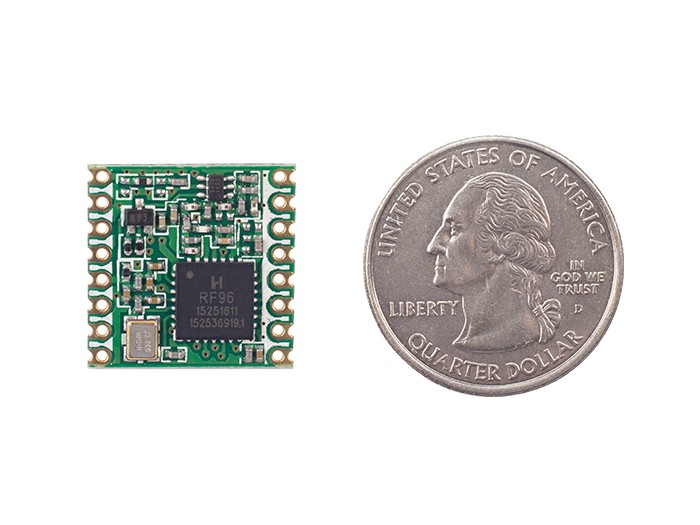 RFM95 Ultra-long Range Transceiver LoRa Module, 868MHz Frequency