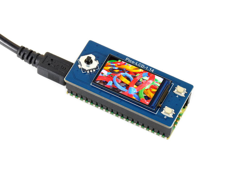 1.14inch LCD Display Module for Raspberry Pi Pico - 65K Colors - 240×135 - SPI