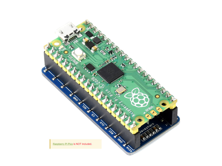 1.3inch OLED Display Module for Raspberry Pi Pico - 64×128 - SPI/I2C