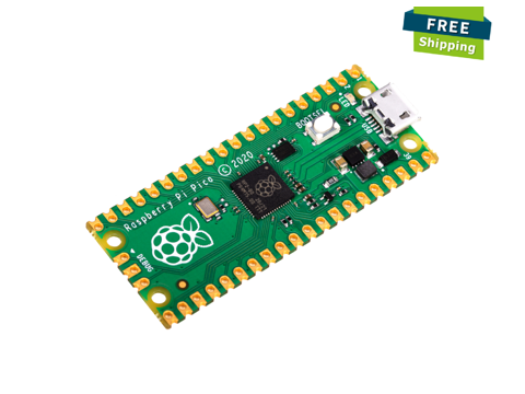 Raspberry Pi Pico - Raspberry Pi RP2040 chip, beginner-friendly microcontroller, small & flexible design, low power consumption