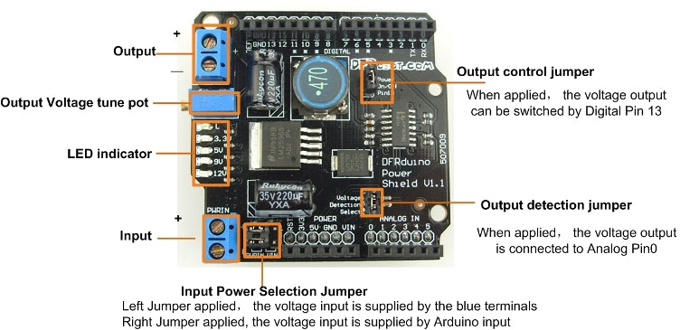 Power Shield (Arduino Compatible)