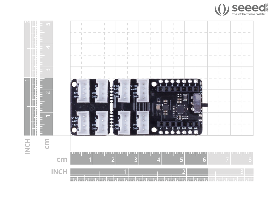 Seeed Studio Grove Base for XIAO - with embedded battery management chip